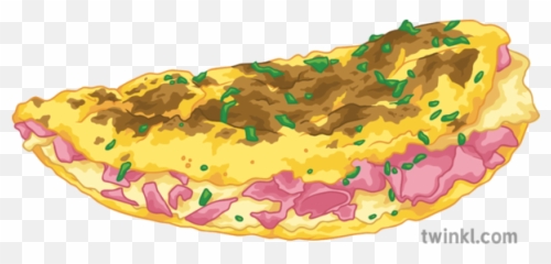 Omelette Illustration - Twinkl Pastry Png,Omelette Png