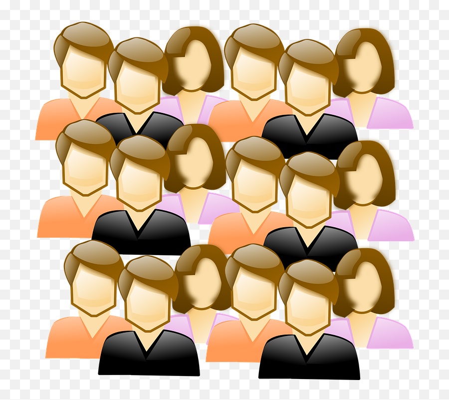 People Faces - Free Vector Graphic On Pixabay Safe Distancing Measures Singapore Png,Crowd Of People Png