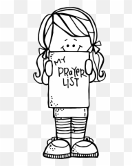 Ltw11minister28c29melonheadzillustratingllc2016bw - Kids Praying Clipart Black And White Png,Bible Clipart Png