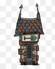 Pigg And Piggletu0027s General Store Donu0027t Starve Wiki Fandom - Roof Shingle png