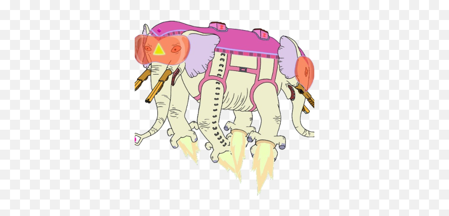 Ancient Psychic Tandem War Elephant Adventure Time Wiki - Ancient Psychic Tandem War Elephant Png,Elephant Png