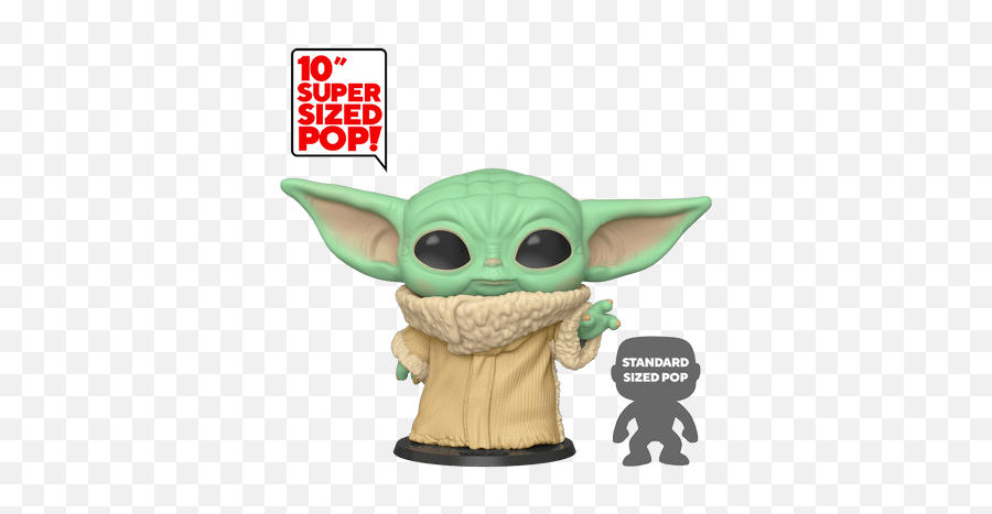 Now In Stock U2013 Tagged Baby Yoda Pooky Toys - Child Funko Pop 10 Inch Png,Flcl Canti Icon