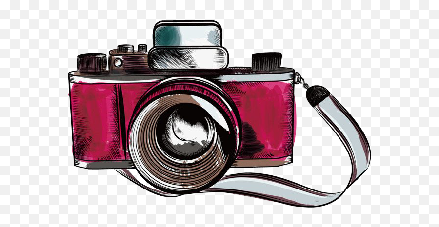 Camera Png Transparent Images All - Transparent Background Vintage Camera Clipart,Camera Flash Png