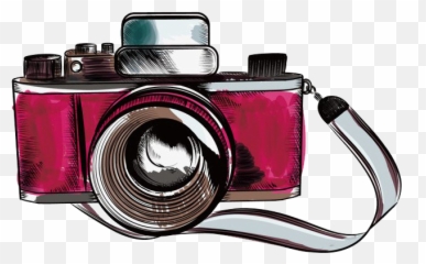 Camera Png Transparent Images All - Transparent Background Vintage Camera Clipart,Camera Flash Png