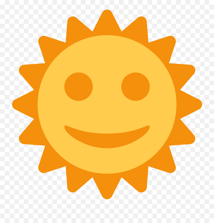 Sun Emoji Meaning With Pictures From A To Z - Sunny Icon Png,Smile Emoji Transparent
