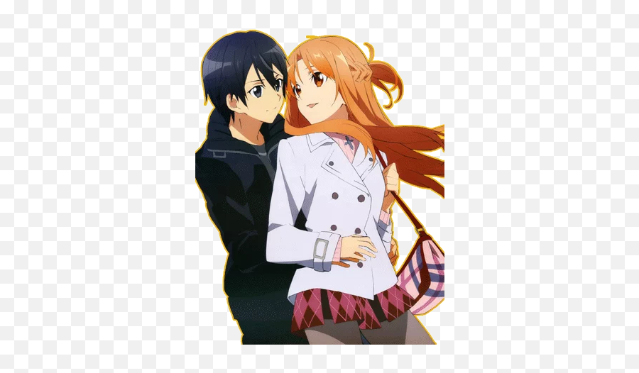 Asuna For By Mary Scarlet Telegram Stickers - Kirito And Asuna Profile Png,Asuna Icon