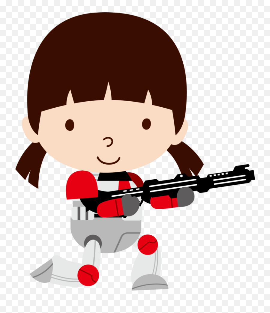 Assault Riffle Clipart Star Wars - Png Download Full Size Soldado De Star Wars Cute,Star Wars Png