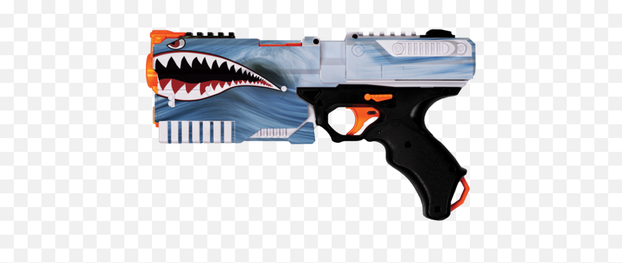 Nerf Kronos Custom Skins Wraps - Shark Tooth Nerf Gun Png,Nerf Gun Png