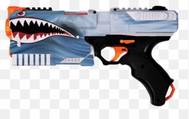 Nerf Kronos Custom Skins Wraps - Shark Tooth Nerf Gun Png,Nerf Gun Png