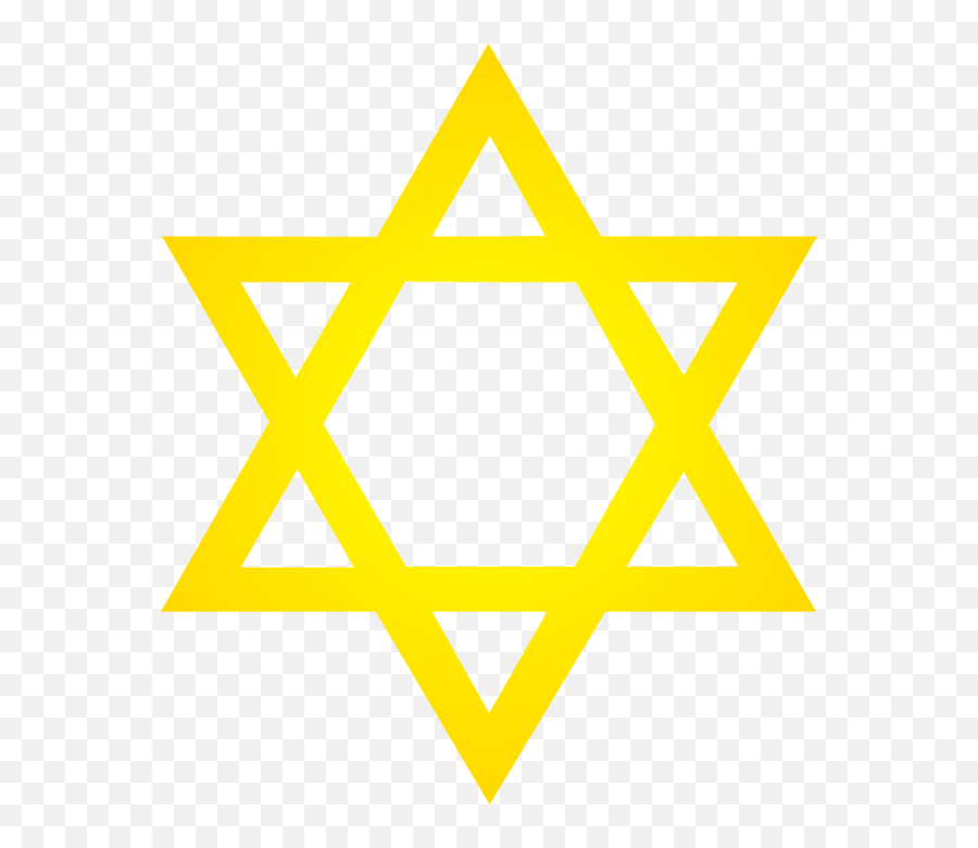 Star Of David Transparent Background - 6 Point Yellow Star Png,Star Of David Png