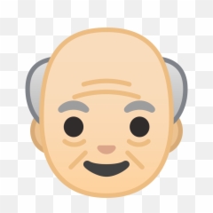 Old Man Light Skin Tone Icon Noto Emoji People Faces - Old Man Emoji Png,Face Png