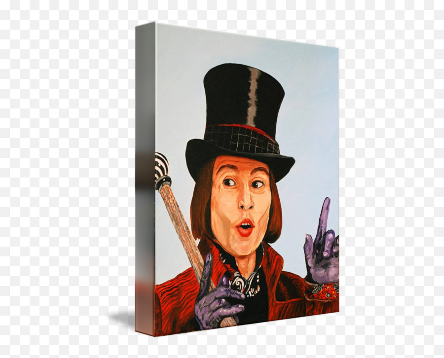 Johnny Depp As Willy Wonka By Dean Manemann - Charlie And The Chocolate Factory Png,Johnny Depp Png