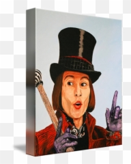 Johnny Depp As Willy Wonka By Dean Manemann - Charlie And The Chocolate Factory Png,Johnny Depp Png