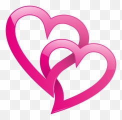 Heart Icon Png Transparent - Double Png Free Images Double Happy Wedding Day Dad And Mom,Transparent Heart Clipart