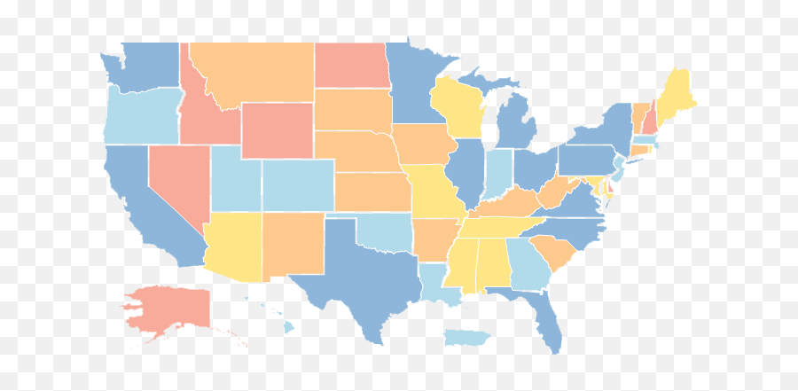 Us Map Transparent - Far Across Is The Us Png,United States Map Transparent