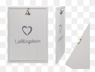 White Wooden Board Lieblingsheim Approx 25 35 Cm - Heart png