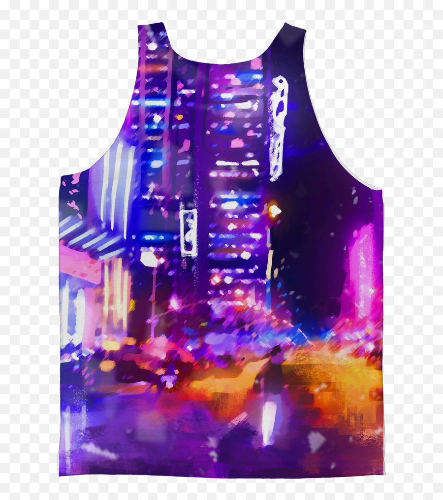 Download Ariel Versace City Lights Classic Sublimation - Active Tank Png,City Lights Png