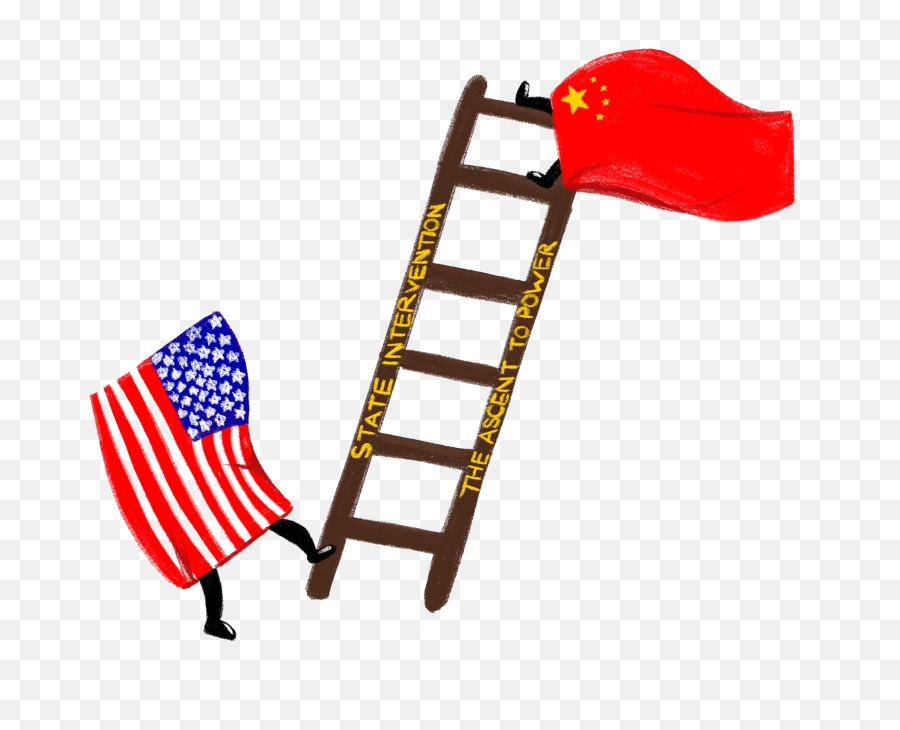 Kicking Away The Chinese Ladder Pi Media - Flag Of The United States Png,Ladder Transparent