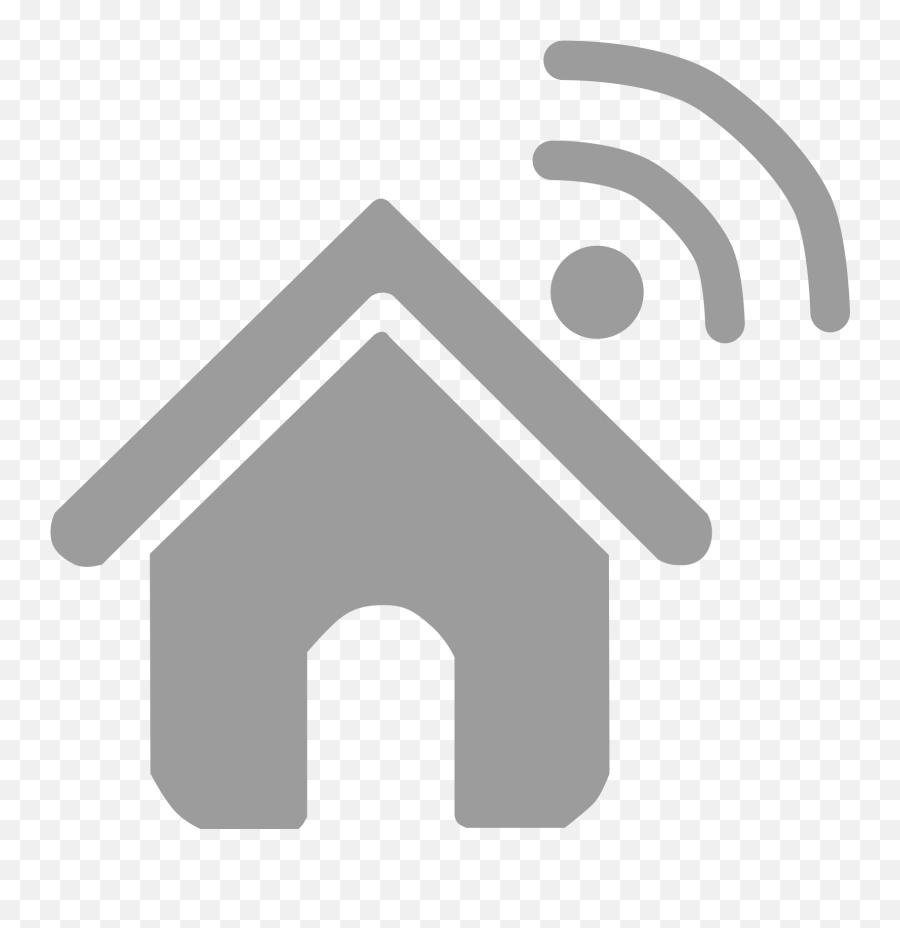 Wifi Icons Png - House Wifi Gray Icon Social Media Home Family Inside House Vector,Wifi Icon Png