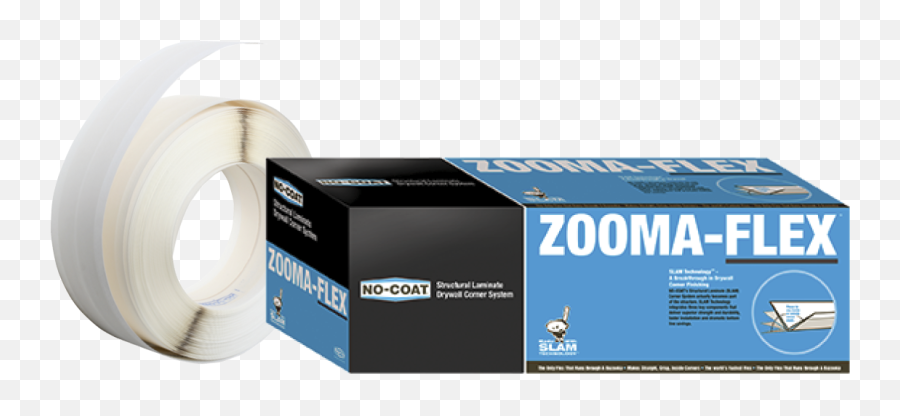 Corner Tape Zooma - Flex Nocoat U2013 Wallboard Tool Company Carton Png,Flex Tape Png
