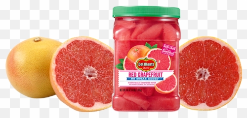 Sunfresh Red Grapefruit - No Sugar Added 64oz Del Monte Del Monte Fruit Naturals Light Syrup Oz Png,Grapefruit Png