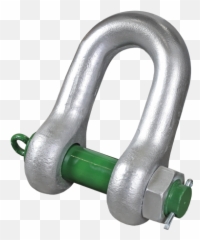 G - 6038 Green Pin Heavy Duty Dee Shackle Bn Carabiner Png,Shackles Png