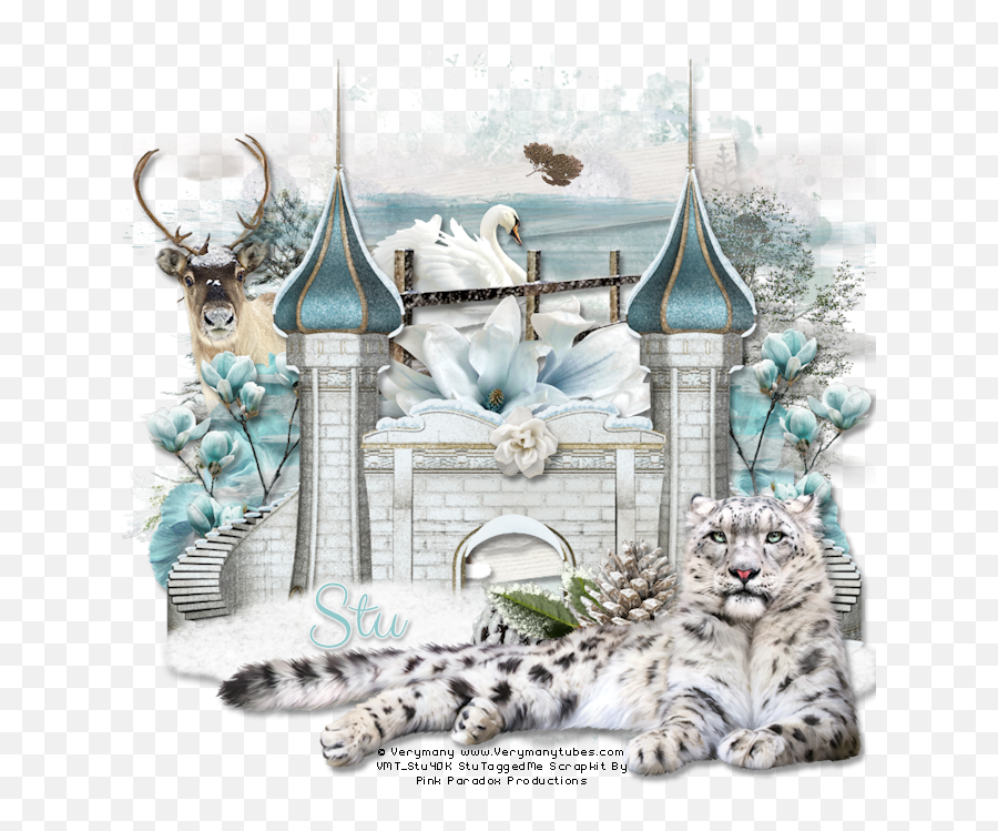 Download Ct Tag For Verymany Using The Beautiful Tube Snow - Snow Leopard Transparent Background Png,Snow Leopard Png