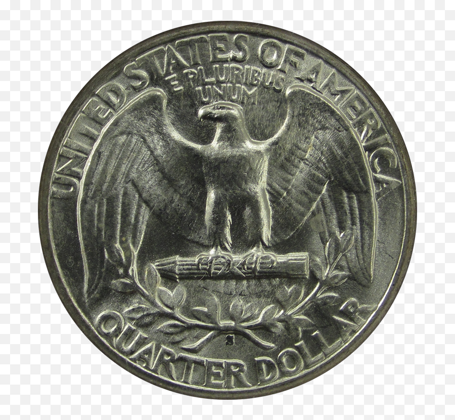 Washington Quarter Silver 1944s Reverse - Transparent Quarter Png,Quarter Png