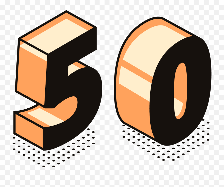 50 Number Png Free Commercial Use - Clip Art,Free Png Images For Commercial Use