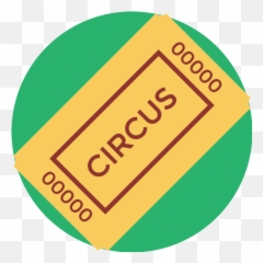 Ticket Png Icon - Circle