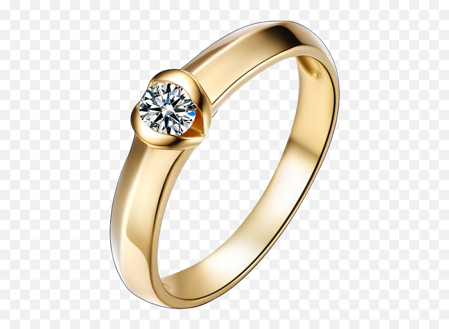 Gold Ring Png Transparent Background - Gold Engagement Rings Png,Wedding Ring Transparent Background