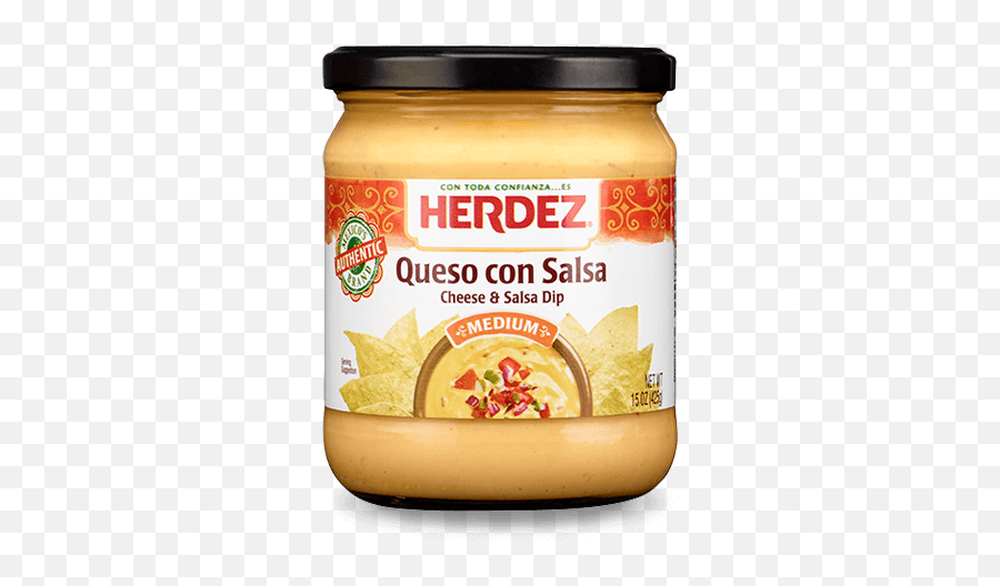 Queso Con Salsa Medium Dips Herdez - Herdez Queso Con Salsa Png,Queso Png