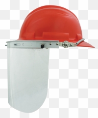 Hh - V1 Bullhead Safety Clear Polycarbonate Face Shield Hard Hat Face Shield Png,Shield Transparent