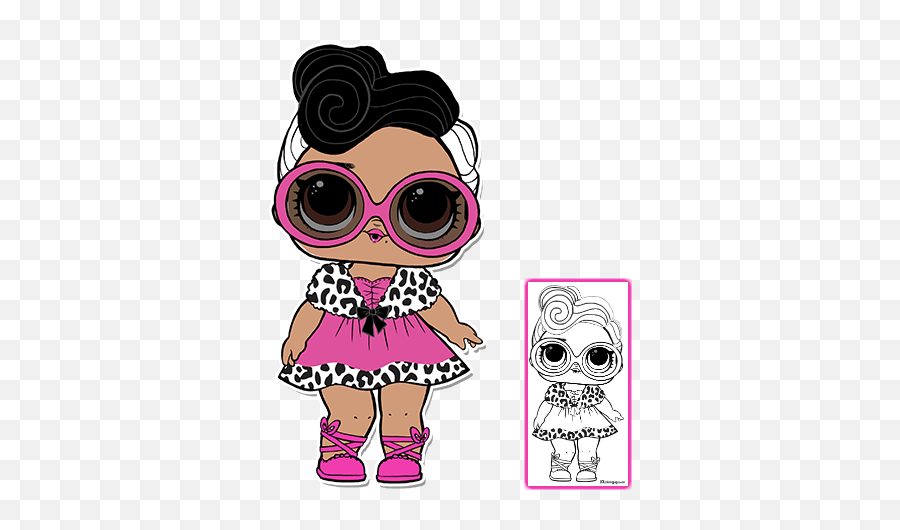 Download Lol Surprise Doll Coloring Pages Page 8 Color Your - Lil Dollface Lol Doll Png,Lol Doll Png