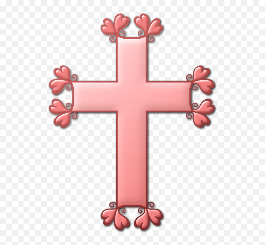 Pink Symbol Cross Png Clipart - Clip Art Pink Celtic Cross,Christianity Symbol Png