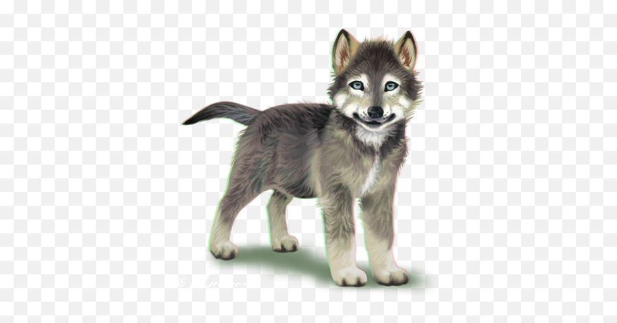 Wolf Pup Transparent Background Png - Wolf Cub No Background,Wolf Transparent Background
