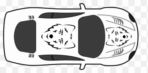Red Car - Top View Png 900px Large Size Clip Arts Free And Car Drawing Birds Eye View,Top View Png