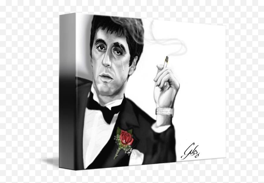 Scarfaceal Pacino By Colton Nicholas - Gentleman Png,Scarface Png