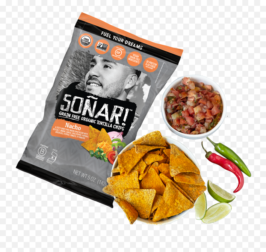 Soñar Grain Free Organic Tortilla Chips U2013 Foods Llc - Sonar Food Png,Tortilla Png