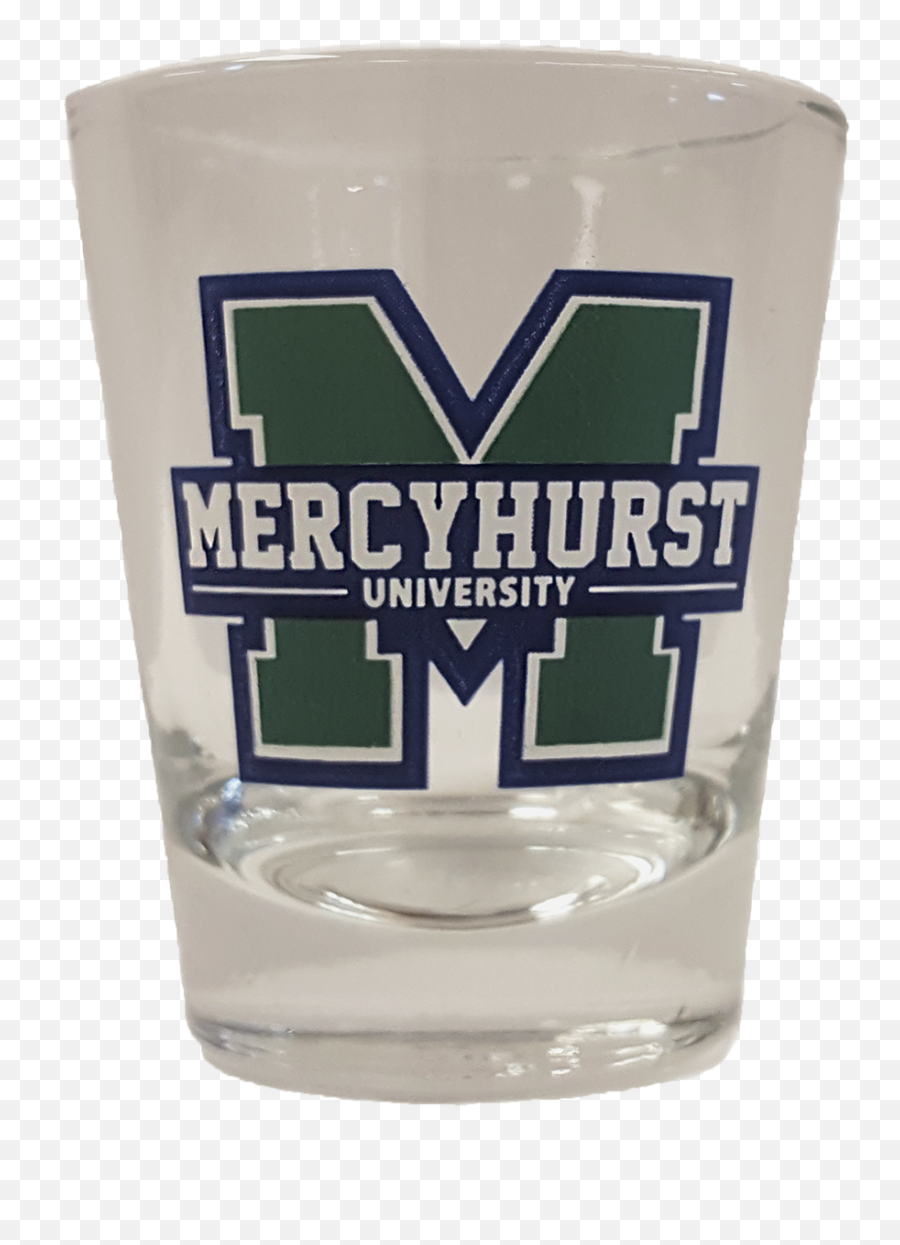 Glassware - Shot Glass Wblock M Logo Mercyhurst Mercyhurst University Png,Shot Glass Png