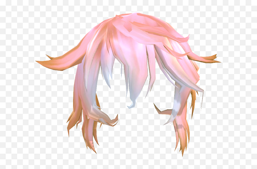 Pink Anime Hair Transparent Background - Pink Anime Hair Png,Anime Hair Transparent