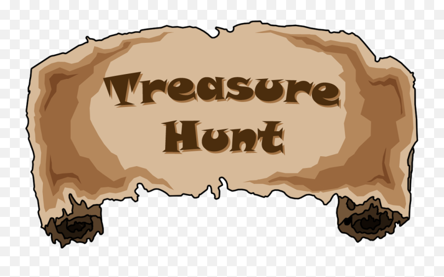 Clipart Map Treasure Hunt - Treasure Hunt Game Clipart Png,Scavenger Hunt Png