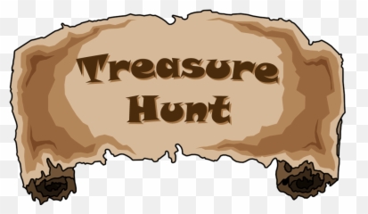 Clipart Map Treasure Hunt - Treasure Hunt Game Clipart Png,Scavenger Hunt Png