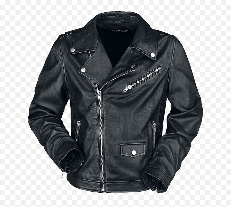 My Chemical Romance Nj Cross Leather Motorcycle Jacket - Solid Png,My Chemical Romance Transparent