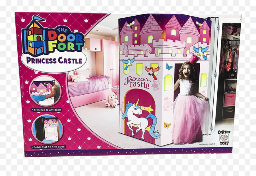 Princess Castle Doorway Fort Attach To Door Play Tent - Furniture Style Png,Princess Castle Png