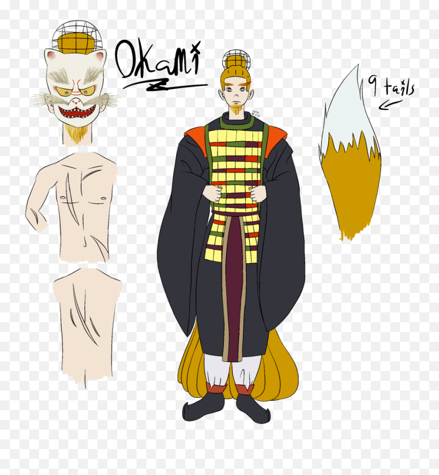 Okami Character Ref Artisticarmoury - Illustrations Art Street Fictional Character Png,Okami Png