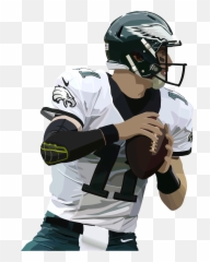 Illustration Of Nfl Player Carson Wentz - Carson Wentz Transparent Background Png,Carson Wentz Png