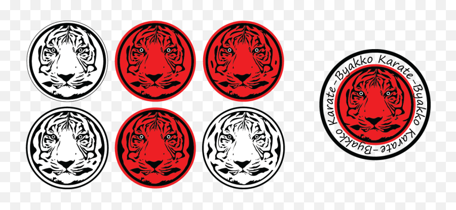 Karate Logo - White Tiger Painting Png,Karate Logo