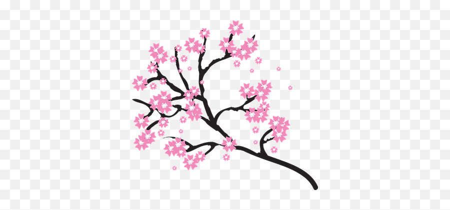 Free Cherry Blossoms Tree Vectors - Cherry Blossoms Clip Art Png,Cherry Blossoms Transparent