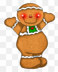 Clipart Houses Gingerbread Man - Christmas Signs Gingerbread Man png